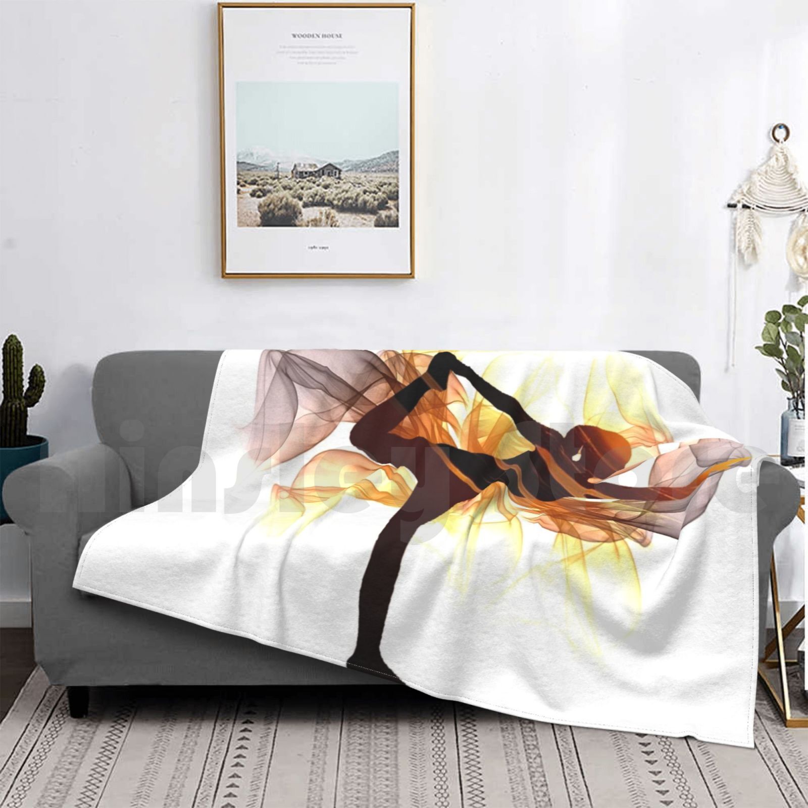 Yoga Poses Blanket For Sofa Be - Health Wellness Yoga recensione e prezzo