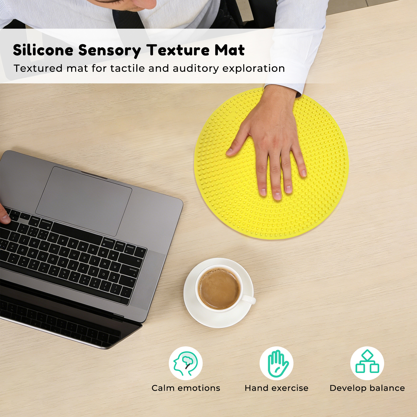 Silicone Sensory Mat,Tactile D - Acupressure Mat Set recensione e prezzo