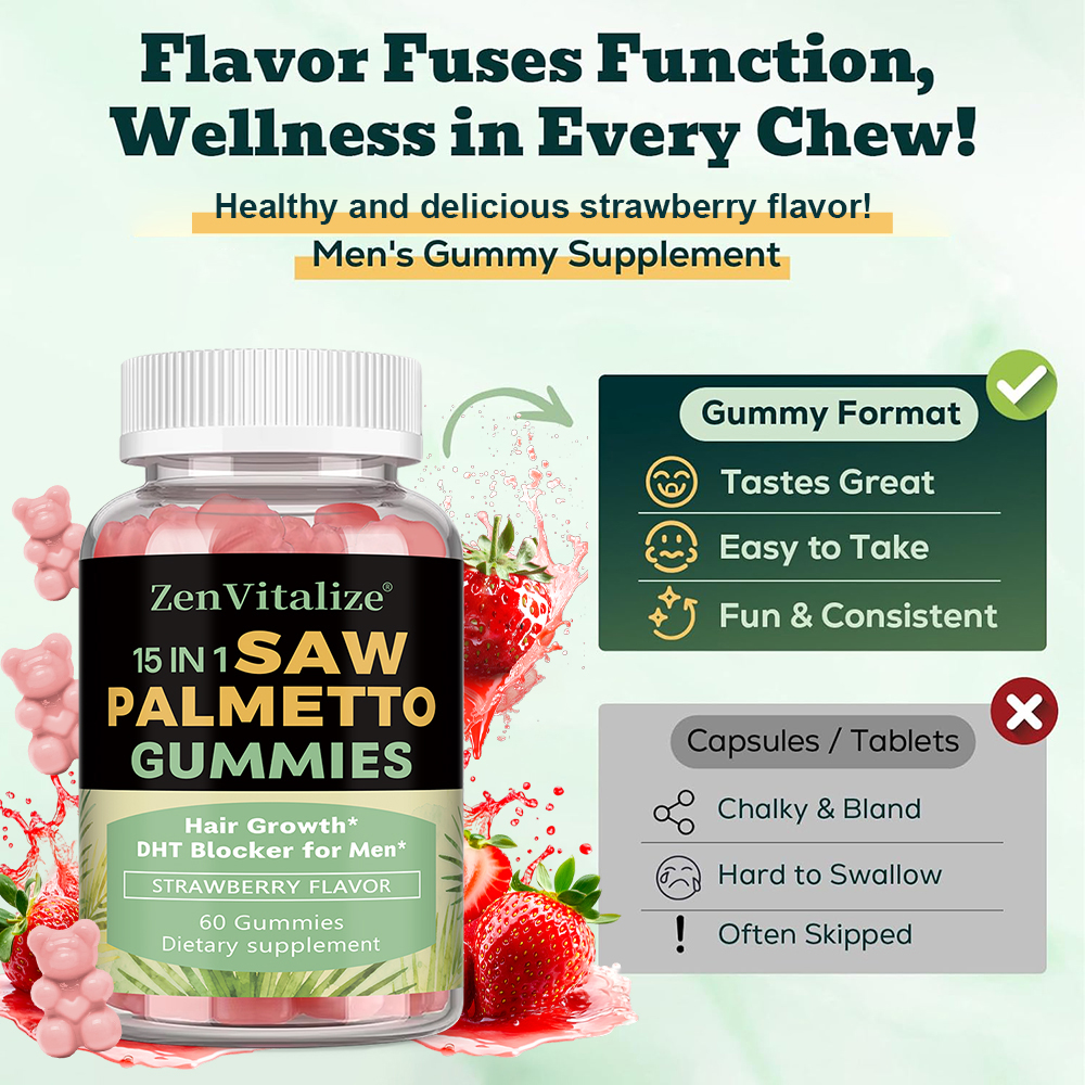 Saw Palmetto Gummies for Men,  - Health Wellness Gummies recensione e prezzo