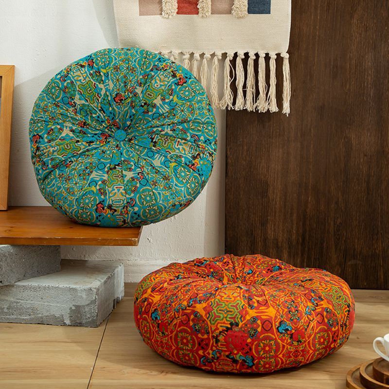 Boho Velvet Round Pouf Square  - Meditation Cushion Zafu recensione e prezzo