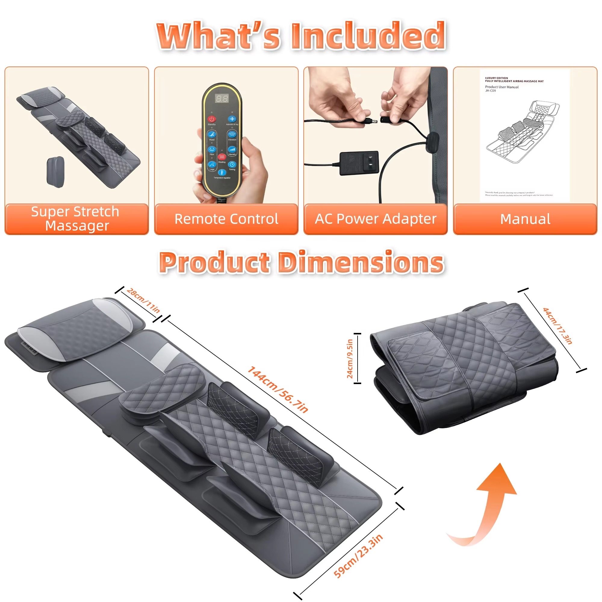 6D Electric Mattress Airbag Tr - Foot Bath Massager recensione e prezzo