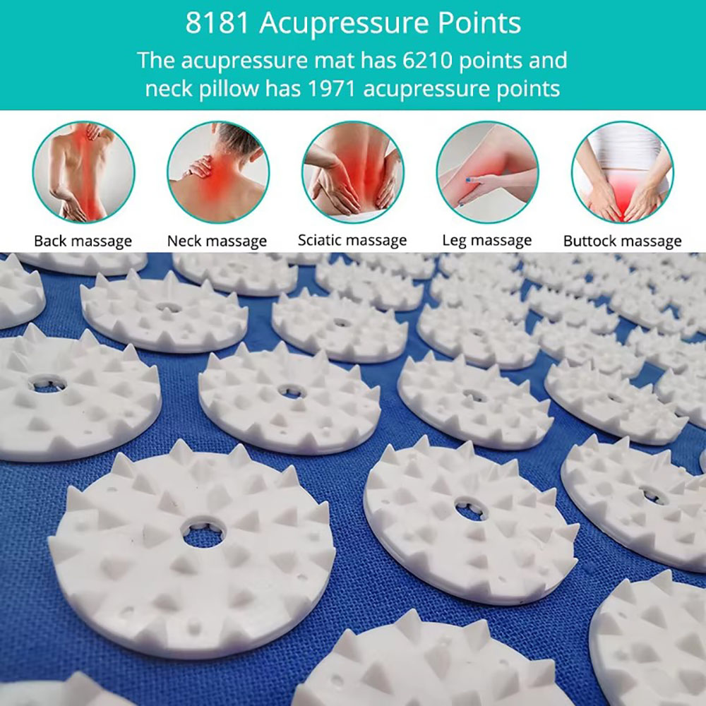 Massager pillow, massage mat f - Acupressure Mat Set recensione e prezzo