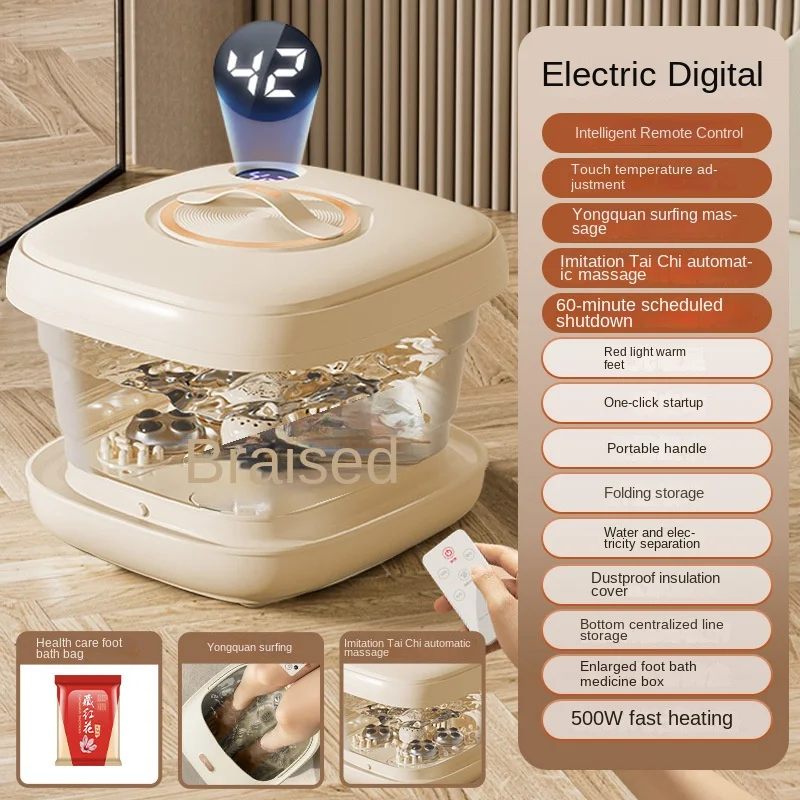 Foldable Portable Thermostatic - Foot Bath Massager recensione e prezzo