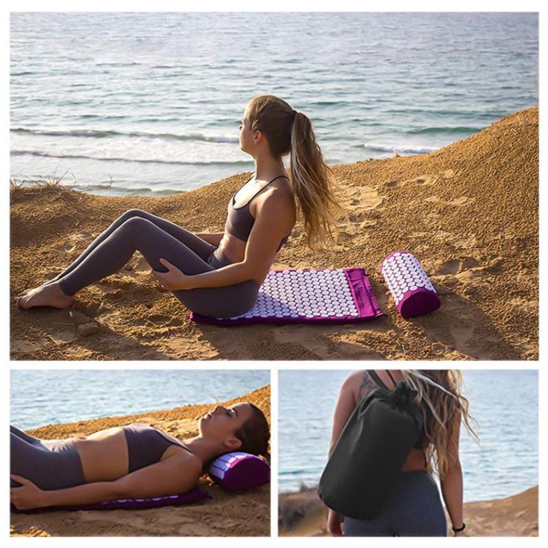 1 Set Acupressure Yoga Mat Cus - Acupressure Mat Set recensione e prezzo