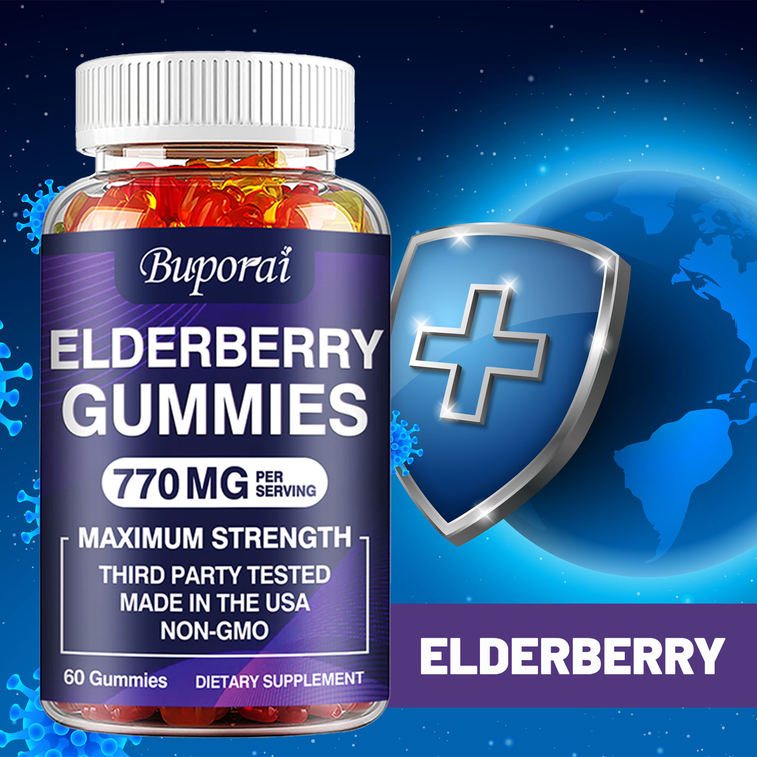 Elderberry Gummies - Antioxida - Health Wellness Gummies recensione e prezzo