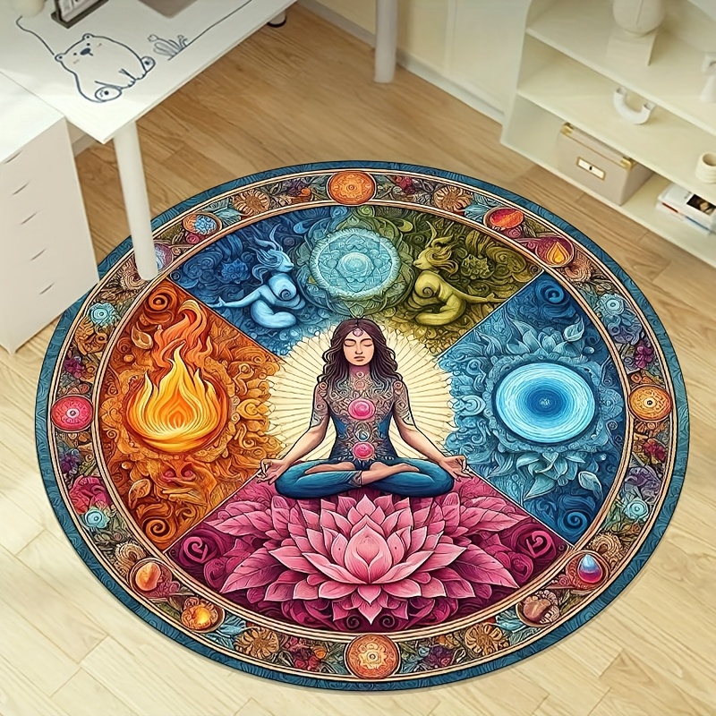 Chakra Lotus Round Rug Water & - Acupressure Mat Set recensione e prezzo