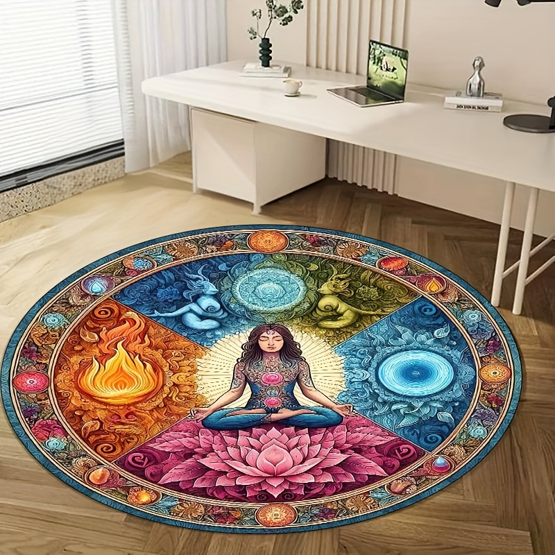 Chakra Lotus Round Rug Water & - Acupressure Mat Set recensione e prezzo
